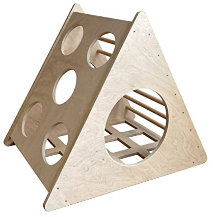 Kletterdreieck | Holzleiter | Kletterwand für Kinder | Montessori-Kletterdreieck