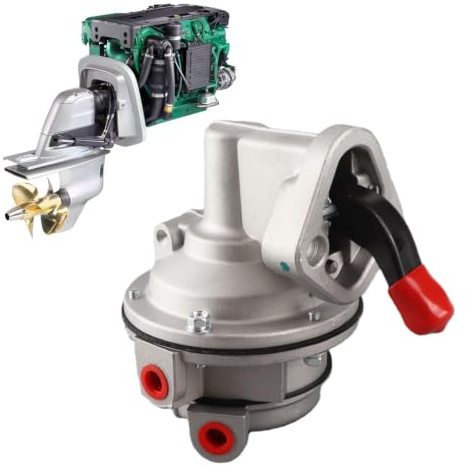 Marine-Kraftstoffpumpe, Mechanische Kraftstoffpumpenbaugruppe 97401 aus Metalllegierung, Ersatz für Mercruiser 5.0 305 5.7 350-Motoren