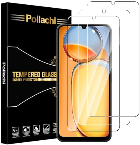 Pollachi [3 Piezas Protector de Pantalla para Phone,Cristal Templado,9H Dureza Anti-Arañazos,Antihuellas,HD Transparente,Ultra Resistente