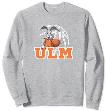 Ulm Basketball Fan Support Schwaben Stadion orange weiss Sweatshirt