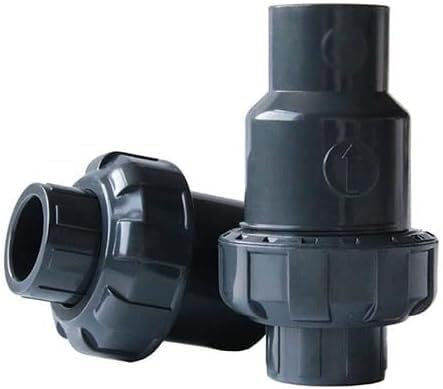 Clapet anti-retour de qualité supérieure 1 pièce de 20 25 32 40 50 mm, raccords de tuyauterie en PVC, pièces de système de plomberie, tuyau d'eau, valve UPVC anti-retour, connecteur de tube d'eau (tai