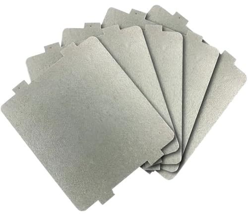 QEQSHQO 5pcs Microondas Placa De Mica Hoja de Mica Mica de Placas Hojas de Mica Hojas Mica para Horno Microondas para Hornos de Microondas 9.9 x 10.8 cm