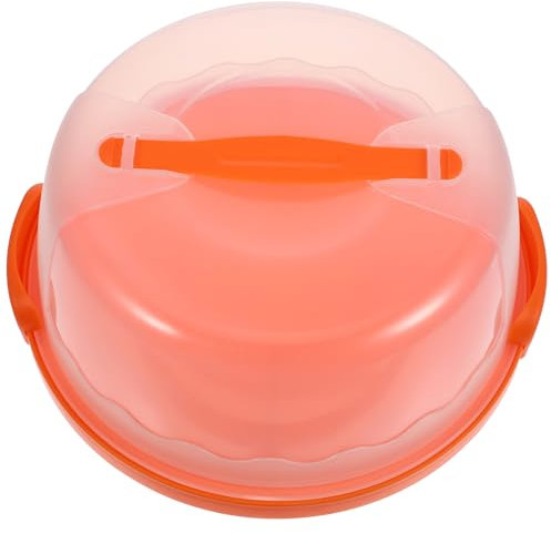 JECOMPRIS Cake Carrier Cake Keeper Cake Holder with Lid Server Pastry Bakeware Carrier with Cover and Handle Dessert Serving Tray Cake Plates with Lid for Kitchen Dining Room