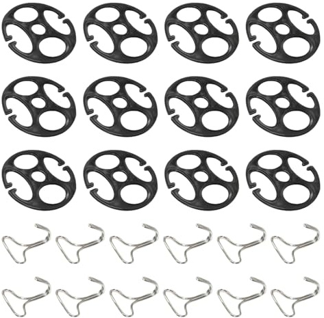 Autositzbezug-Halter-Clips, Autositzbezug-Installationshaken,Aufhänger zur Befestigung von Autositzbezügen | 12 Stück Spannfutter für Autositzbezüge und 12 Stück Metallhaken, Ersatz-Verriegelungsclip