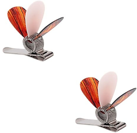 Parliky 2St Gitarren-Pick-Clip Guitar Pick Holder Gitarren zubehör plektrenklemme zubehör für Plektrum E-s -Klemme Halter für EL