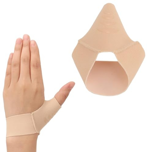 ChangXiang One Piece High Elastic Thumb Compression Support Left or Right Hand Thumb Compression Sleeve Protector for Joint Pain Tendonitis