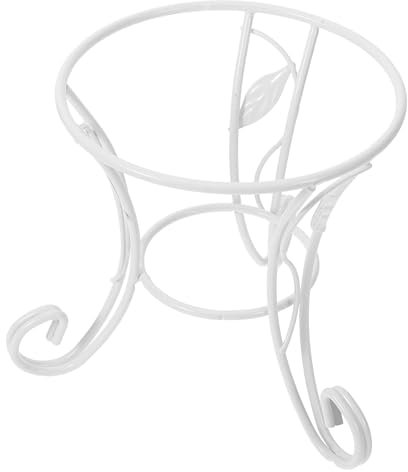 Yardwe Kristallkugel Ständer Metall Eleganter Kugelhalter Für Garten Und Innendekoration Stabiler Und Rustikaler Halter Für Glasobjekte Und Hydroponische Vasen Weiß
