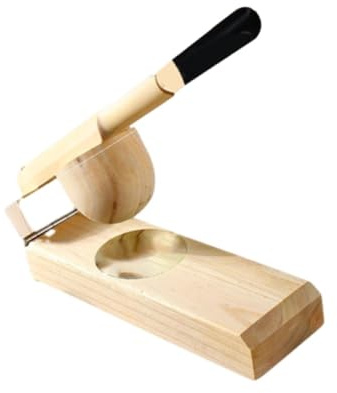 KESOTO Holz Mochi Maker Küchenhelfer Hand Pie Maker für Haushalt Party Gebäck