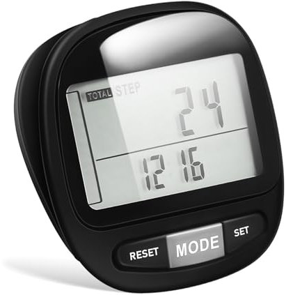 Happyyami Podomètre + Tracker Tracker De Marche Tracker d'exercice Pas Compteur De Pas Tracker Moniteur Pas Tracker Montre De Porte Odomètre Compteur De Marche en Plein Air en
