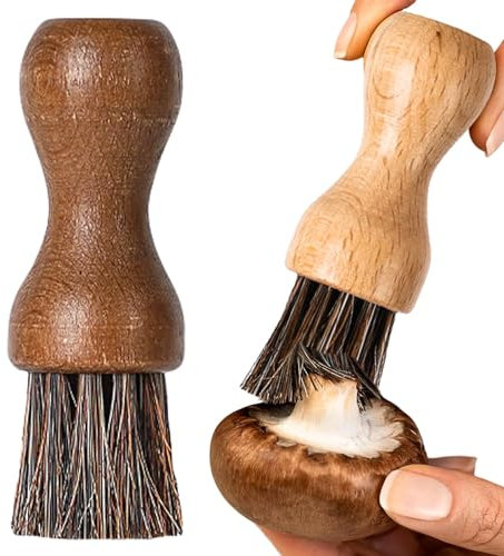 2 cepillos de cocina para verduras y setas, para limpiar setas y verduras, para limpiar suavemente hongos o verduras, para verduras