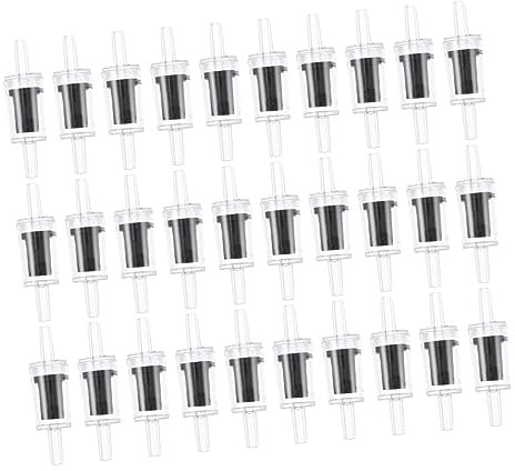 BESPORTBLE 30pcs Fish Tank Check Valve Air Pump Gas Pump Non-return Check Valves Professional Stop Valves Fish Tank Supplies One Way Check Valves Aquariums Check Valves Black Plastic