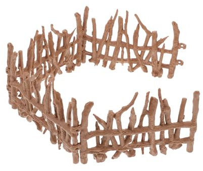 HOMSFOU 4piezas Juguetes Educativos Pequeños Valla Decoración Jardín Hadas Accesorios Miniatura