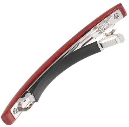 VALICLUD Accessori per Capelli Minimale in Legno Fermagli per Capelli da Donna Bottone Automatico Ornamenti Eleganti per Vari Outfit