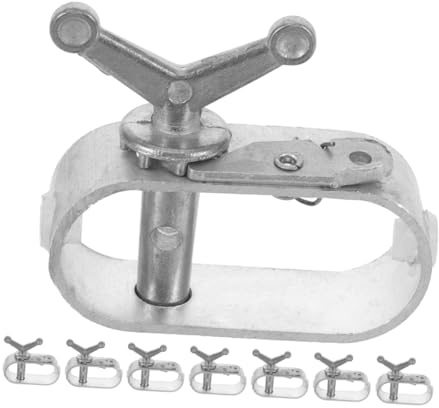 BEBEMOKO 8pièces Tendeur De Corde à Linge Câble De Couverture De Piscine Tendeur De Fil Robuste Treuil à Cliquet Outil De De Câble De pour Fil Mini De Treuil