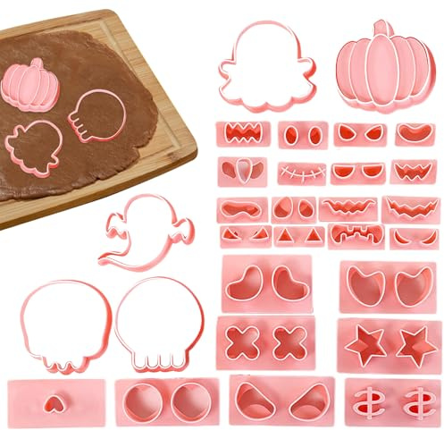 Molde Para Galletas Halloween Plantillas Reutilizables Para Pasteles Y | Accesorios Seguros Para Decorar En Infantiles Cumpleaños Otoño Cocina Hogar