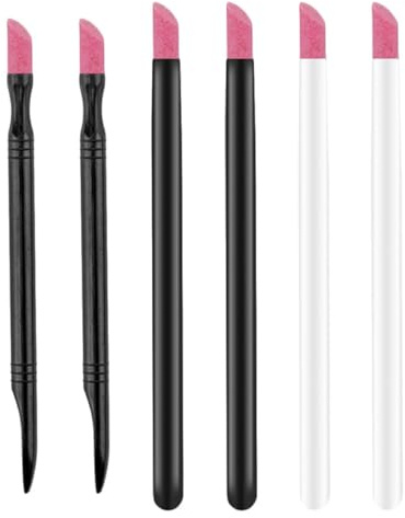VINTORKY 6 Stück Nail Care Pen Langlebige Nagelhautentferner und Nagelpolierstäbe für Sichere Anwendung und Glänzende Nägel Praktisch für Damen und Herren