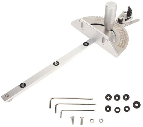 Jauge d'onglet pour scie à Table, Standard universel, 27 arrêts d'angle, jauge à onglet en aluminium pour scie à Table, scie à ruban, Table de routeur
