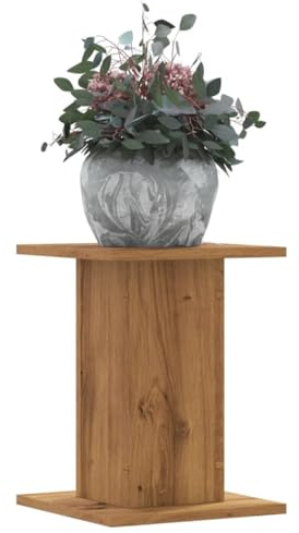 Lumanois Supporti Piante 2 pz Rovere Artigianale 30x30x40 cm Truciolato, Casa e Giardino,Prato e Giardino,Giardinaggio,Supporti per Piante, 9.5kg-3307854