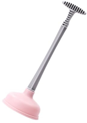 KALLORY 2 Pièces Déboucheurs WC Rose à Succion Puissante, Ventouse Ergonomique pour Nettoyage des Tuyaux, Accessoire Maison et Bureau, Outil Pratique pour Évier et Toilette