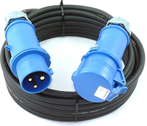 CEE Verlängerung H07RN-F 3G4 3x4 Mennekes 32A IP44 30m