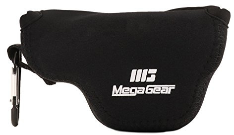 MegaGear Panasonic Lumix DC-GX950, GX900, DC-GF10 (12-32mm) Ultraleichte Kameratasche aus Neopren - Schwarz