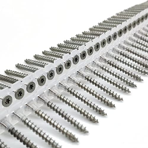 magazinierte SPAX Univeralschrauben mit Vollgewinde, 500 Stück, TX20, Senkkopf, WIROX (hell verzinkt) (4,0 x 40 mm)