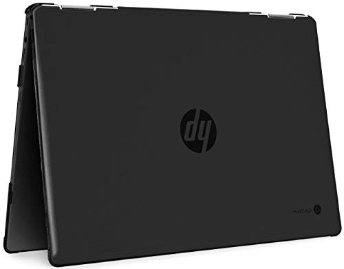 mCover Hartschalen-Schutzhülle, nur kompatibel mit 2022 14 Zoll HP Chromebook X360 14B-CBxxxx Serie Laptops (nicht kompatibel mit anderen HP-Laptops) (14 Zoll HP Chromebook X360-14b-CA Serie, Schwarz)