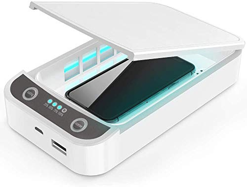 PROtastic UV-Desinfektionsmittel-Box, ideal f眉r die Sterilisation von Telefon/Schl眉ssel/b枚rsen/ etc., Stromversorgung 眉ber USB, automatischer Timer