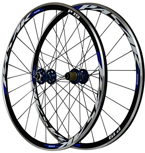SJHFG Vorderrad 700c,Hohlkammerfelge V Bremse Geländewagen Radsatz Scheibenbremse 29 Zoll Fahrrad Laufrad (Color : Blue)