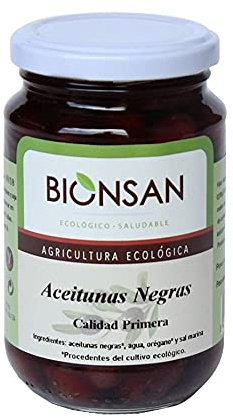 Bionsan Aceituna Negra Kalamata Ecológica | 1 bote de 200 gr