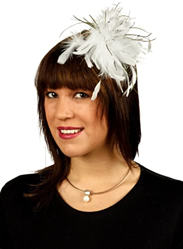 Maskworld Federgesteck Kopfschmuck - Verkleidung Kostüm-Accessoire für Karneval, Halloween & Motto-Party …