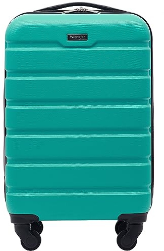 Wrangler 22 Hardside Spinner Carry-On Luggage, Teal