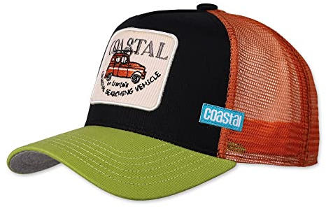 Coastal - Vehicle Francaise (Black/Shilf) - Trucker Cap Meshcap Kappe Mütze Cappy Caps