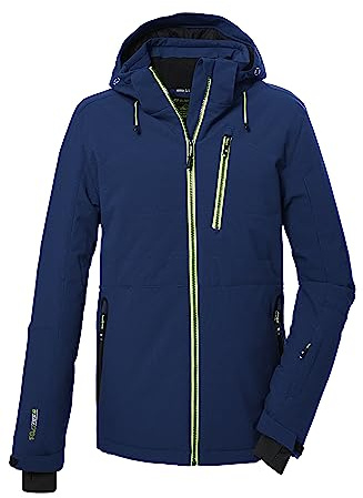Killtec Herren Ksw 68 Mn Ski Qltd Jckt Skijacke/Jacke in Daunenoptik mit abzippbarer Kapuze und Schneefang