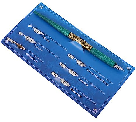 VILLFUL 1 Satz Tauchstift aus Holz kalligrafie stifte set kalligraphie stifte set Dip-Stift zum Schreiben von Kunst Federkiel schreiben Kalligraphie-Starter-Kit Kalligraphie-Stift-Kit