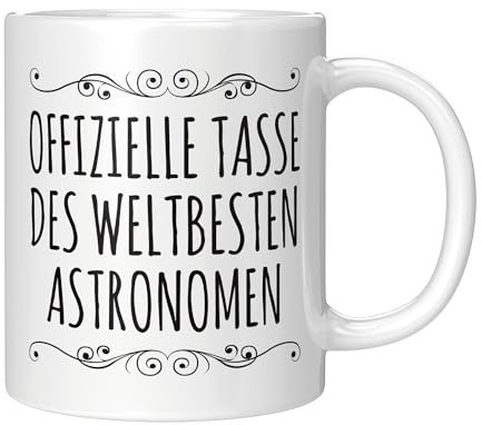 CupHaven® Astronomie Tasse Weltbester Astronom Astronomin Hobby-Astronom Sternkunde Kaffeetasse Kaffeebecher Becher Geschenk Geschenkidee