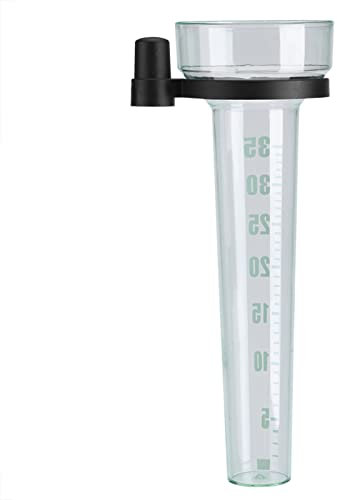 TIKATARER Jauge d'eau pour la Pluie, Tube de Pluviomètre Mesure Précise Tube de Remplacement de Pluviomètre Odomètre en Plastique avec de Grands Chiffres Imprimés pour Jardin Extérieur