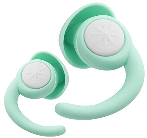 anforee Earplugs Sleep Noise Cancelling, 2 Pairs Reusable Silicone Ear Plugs for Sleeping, Music, Parties, Festivals, Concerts, 30dB Noise Reduction