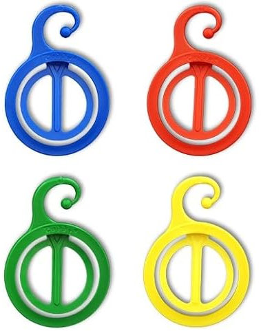 Roddy Sockenclip mit Haken - Mehrzweck-Wäschebügel für Socken, Handschuhe, Schals, Unterwäsche & Küchentücher | Langlebiges, verlustfreies Design für Waschmaschine & Trockner