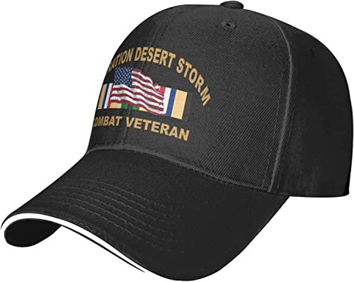 Baseball Cap Operation Desert Storm Combat Veteran Baseballkappe Mode Trucker Hut Lässig Golf Caps Für Außenbereich Reisen Running