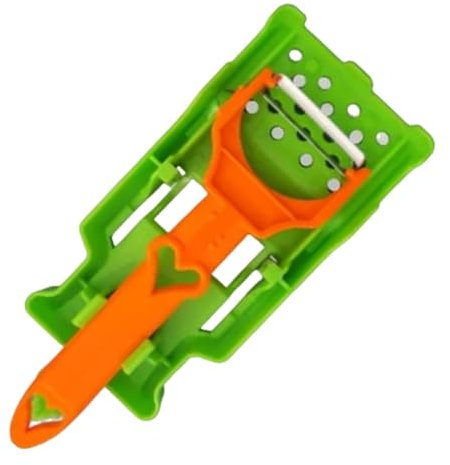 Picadora de cebolla manual, peladora de frutas para cocina,Rebanadora de frutas de acero inoxidable - Herramienta para verduras y frutas, picadora de cebolla de cocina para cocina, restaurante, hotel