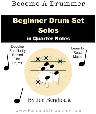 Beginner Drum Set Solos In Quarter Notes