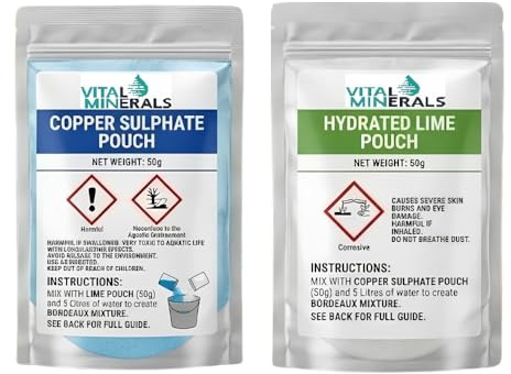 Vital Minerals Copper Sulphate & Lime Mixture 20L Solution | For Trees, For Fruits, Fungicide