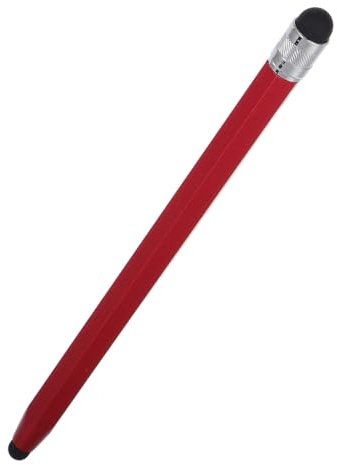 GALPADA Penna Stilo Capacitiva a Doppia Punta per Tablet, Rosso, Alluminio | Testa Intercambiabile, Uso Versatile, Bilanciamento del Peso, Rame, per Schermi Capacitivi e Telefono