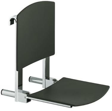 Keuco 34981170038 Klappsitz Plan Care Sitzfläche 360 mm, silber-eloxiert / lichtgrau