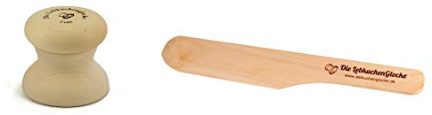 Neustanlo® Lebkuchenglocke Spar-Set mit Spatel Lebkuchenformer Lebkuchenform Lebkuchen Form (5 cm inkl. Spatel)