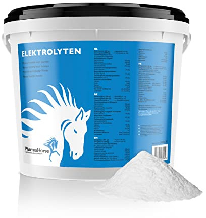 PharmaHorse Elektrolyte | Nervensystem | Muskeln | Human Grade Quality | 100% Ohne Zuckerzusatz | 5000 Gramm