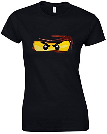 Crown Designs Bricks Eyes Design Family Movie Film Inspired Gift for Women & Teenagers Fitted T-Shirts Tops