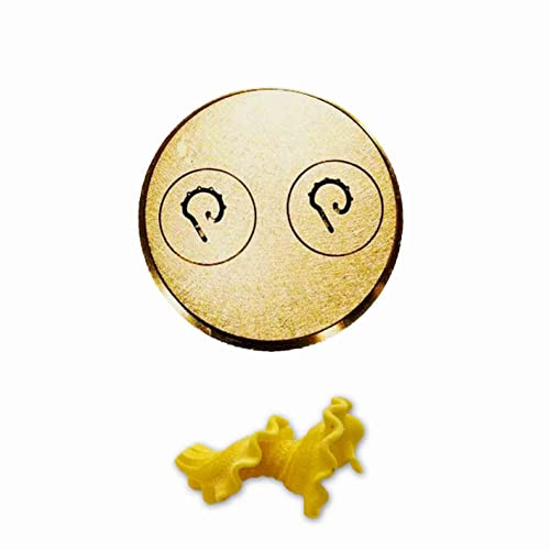Trafila in bronzo per Pasta formato Giglio Riccio per macchina pasta fresca professionale La Fattorina 1,5kg compatibile con FIMAR MPF 1,5