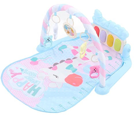 Baby Kick Play Piano Lernspielzeug, Lebendige Farben, Multifunktionale Baby-Spielmatte mit Klaviertastatur-Rasseln